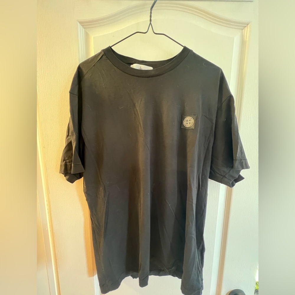 Stone Island Black Tee. Size XL